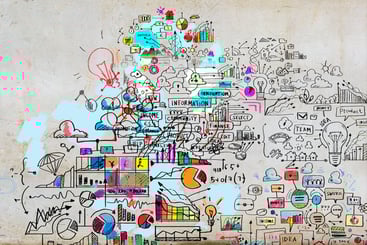 Image of ideas and brainstorm. Cannabis data can help you plan your 2025 strategy